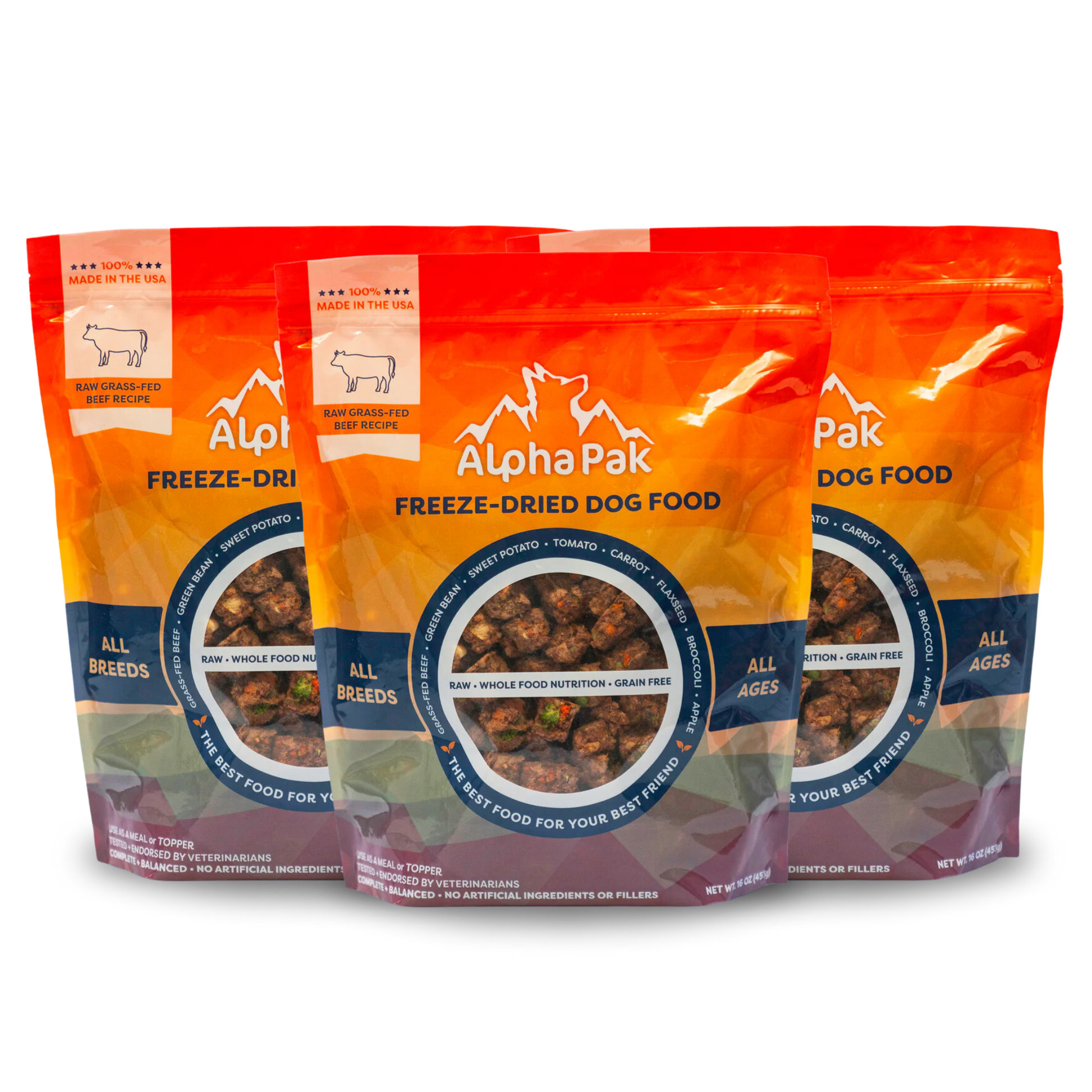 PREMIUM RAW FREEZE DRIED DOG FOOD BEEF - Doot's Pet LLC Collars For A Cause