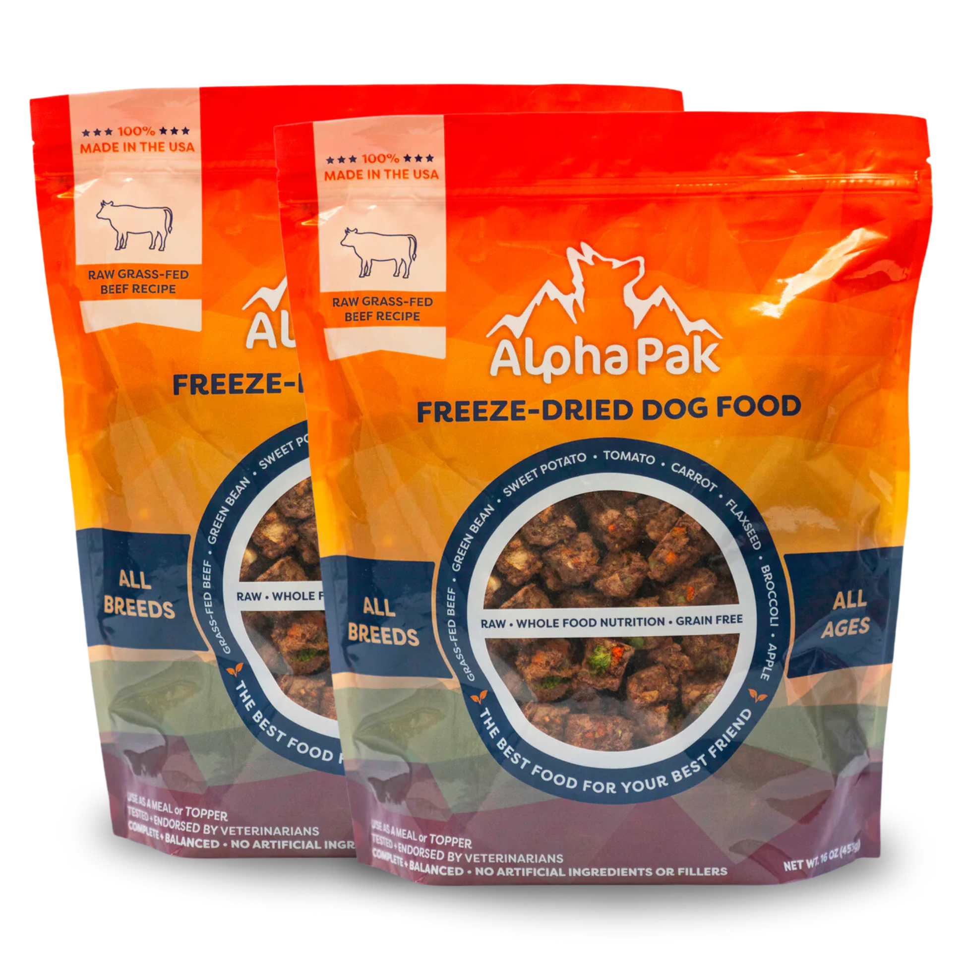 PREMIUM RAW FREEZE DRIED DOG FOOD BEEF - Doot's Pet LLC Collars For A Cause