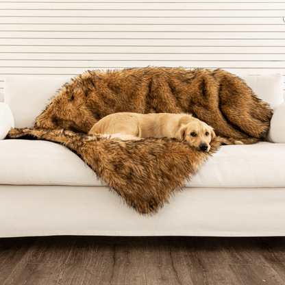 PupProtector™ Waterproof Throw Blanket - Sable Tan - Doot's Pet LLC Collars For A Cause