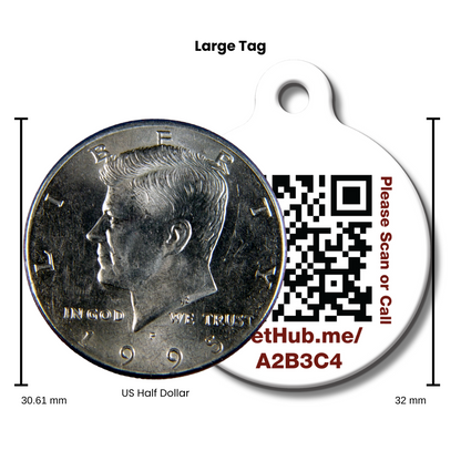 PetHub QR Pet ID Tag – Oh Crap I’m Lost