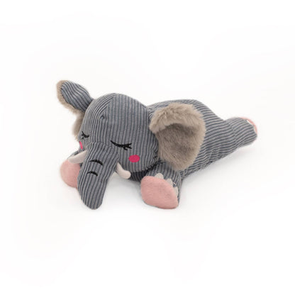 ZippyPaws - Snooziez with Shhhqueaker - Elephant 24/cs - Dog Toy