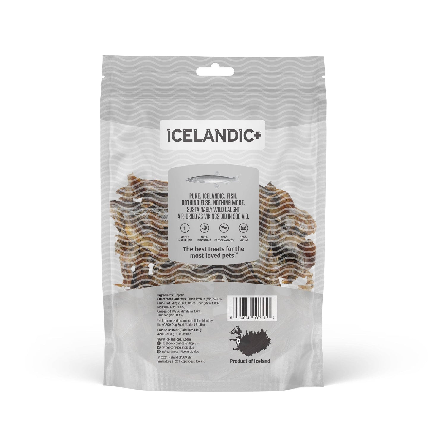 Icelandic+ - Capelin Whole Fish & Pieces Dog Treats