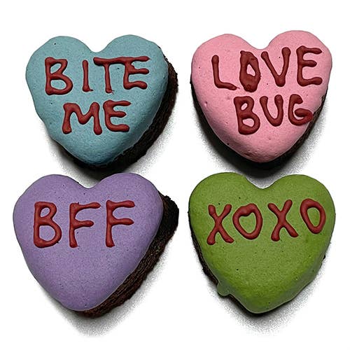 Bubba Rose Biscuit Co. - Candy Heart Brownie Bite- single