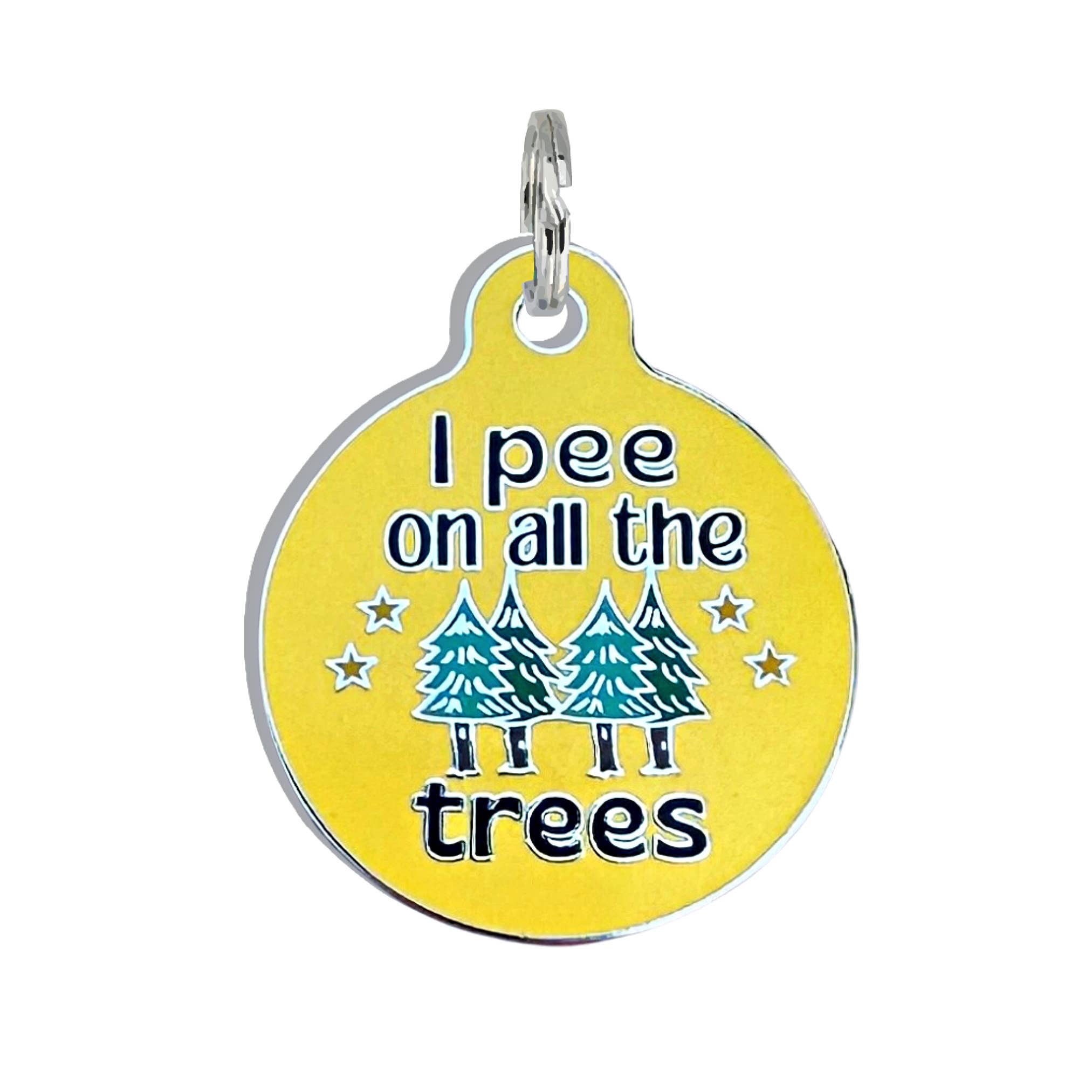 Bad Tags - Camping Dog Tag with Personalized QR Code - Pee on Trees ...