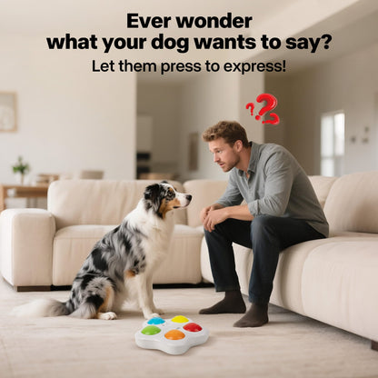 Interactive -Dog Toy - Pet Brain Trainning buttons - Doot's Pet LLC Collars For A Cause