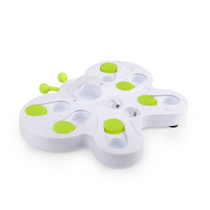 Interactives - Cat Toys - Interactive Cat Treat Puzzle Slow Feeder for Indoor Play - Doot's Pet LLC Collars For A Cause