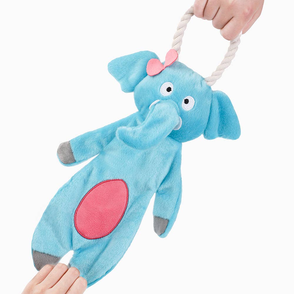 Hugsmart Products Inc - HugSmart Pet - Jumbo Animal | Elephant - Dog Rope Toy