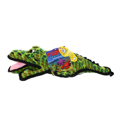 Tuffy Dog Toys - VIP Products - Tuffy Ocean  Alligator, Durable, Squeaky Dog Toy - Large