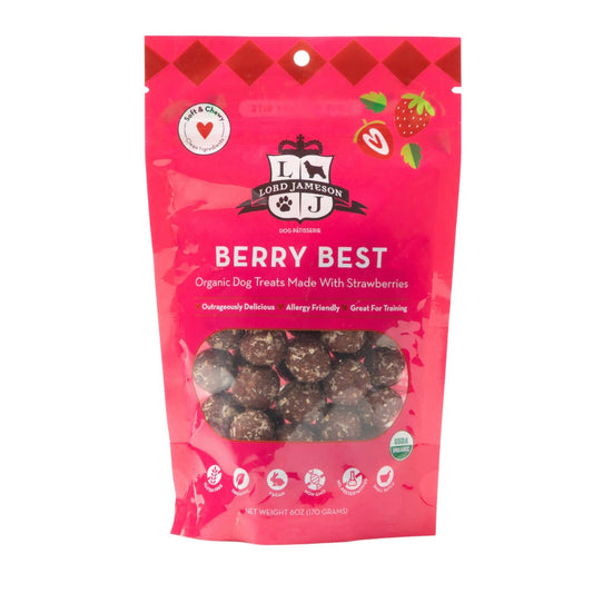 Lord Jameson Berry Best Organic Soft & Chewy Dog Treats