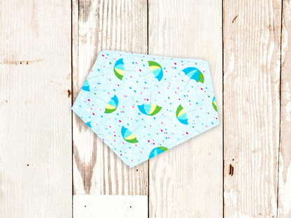 "Blue Umbrellas" Dog Bandana
