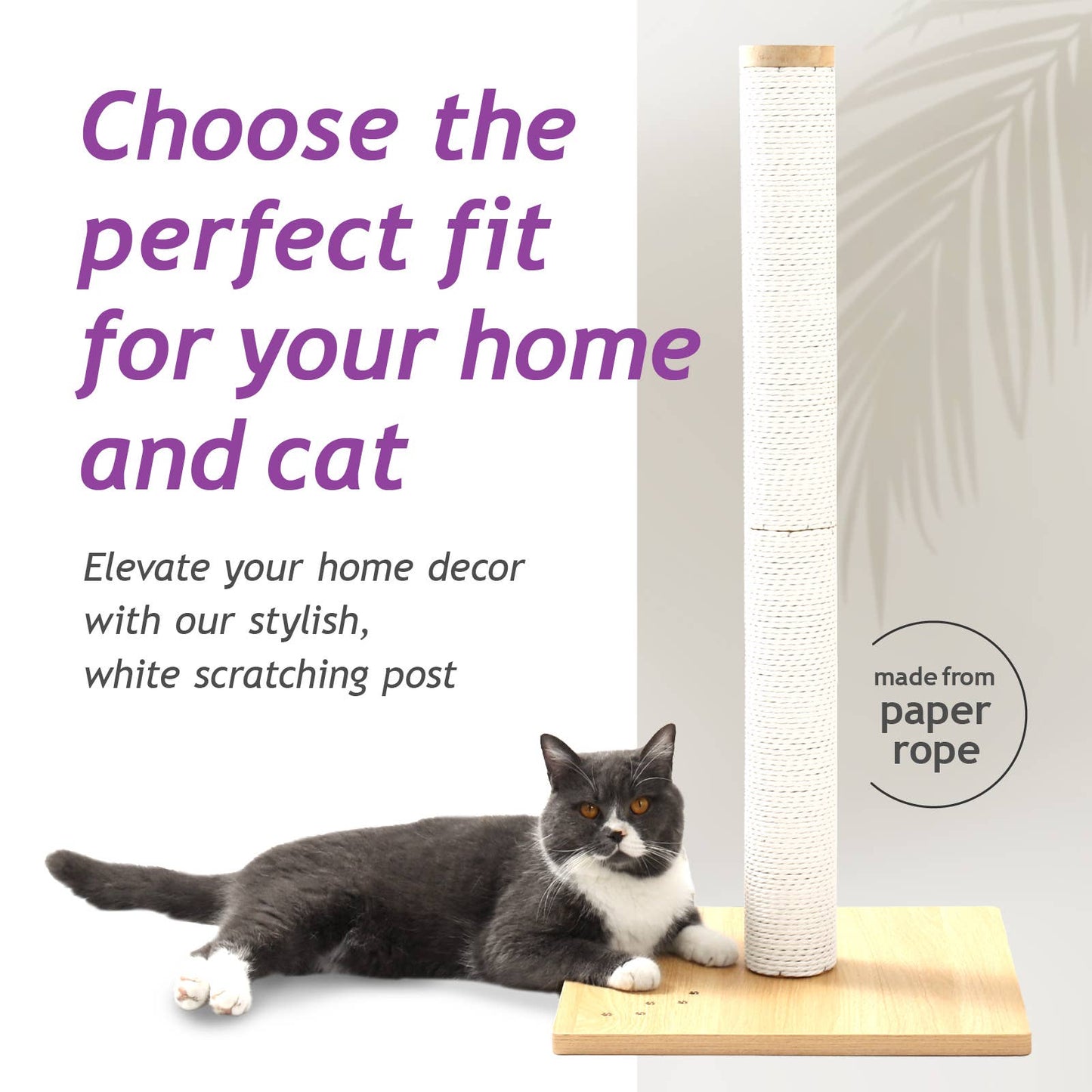MOON-X USA, INC. - Premium Comfort Scratching Post - Oak / Large