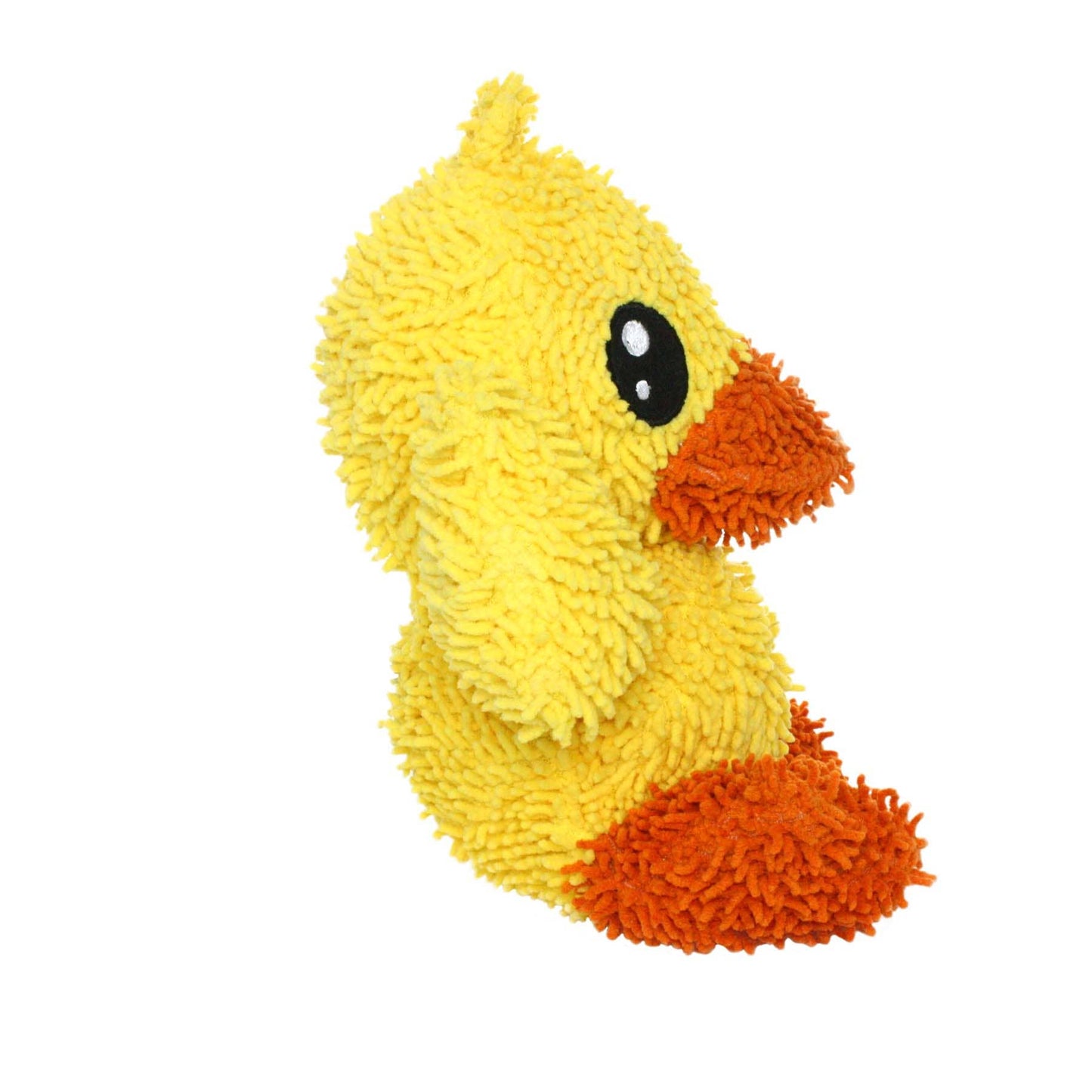 Tuffy Dog Toys - VIP Products - Mighty Microfiber Ball Duck, Durable, Squeaky Dog Toy