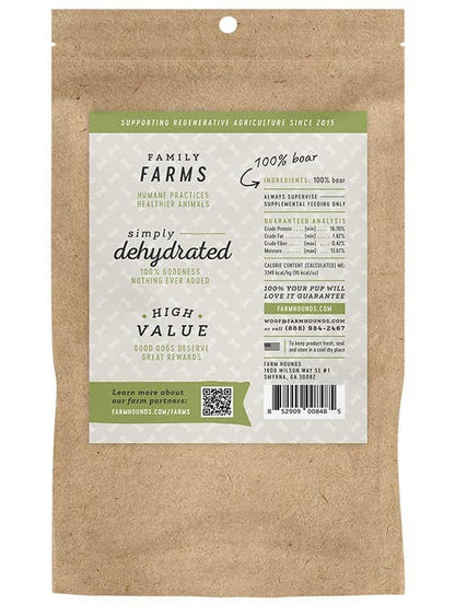 Farm Hounds - Boar Trainer Treats - All-Natural - 4.5oz