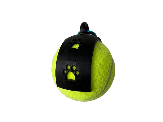 Black 3D Printed Tennis Ball Holder