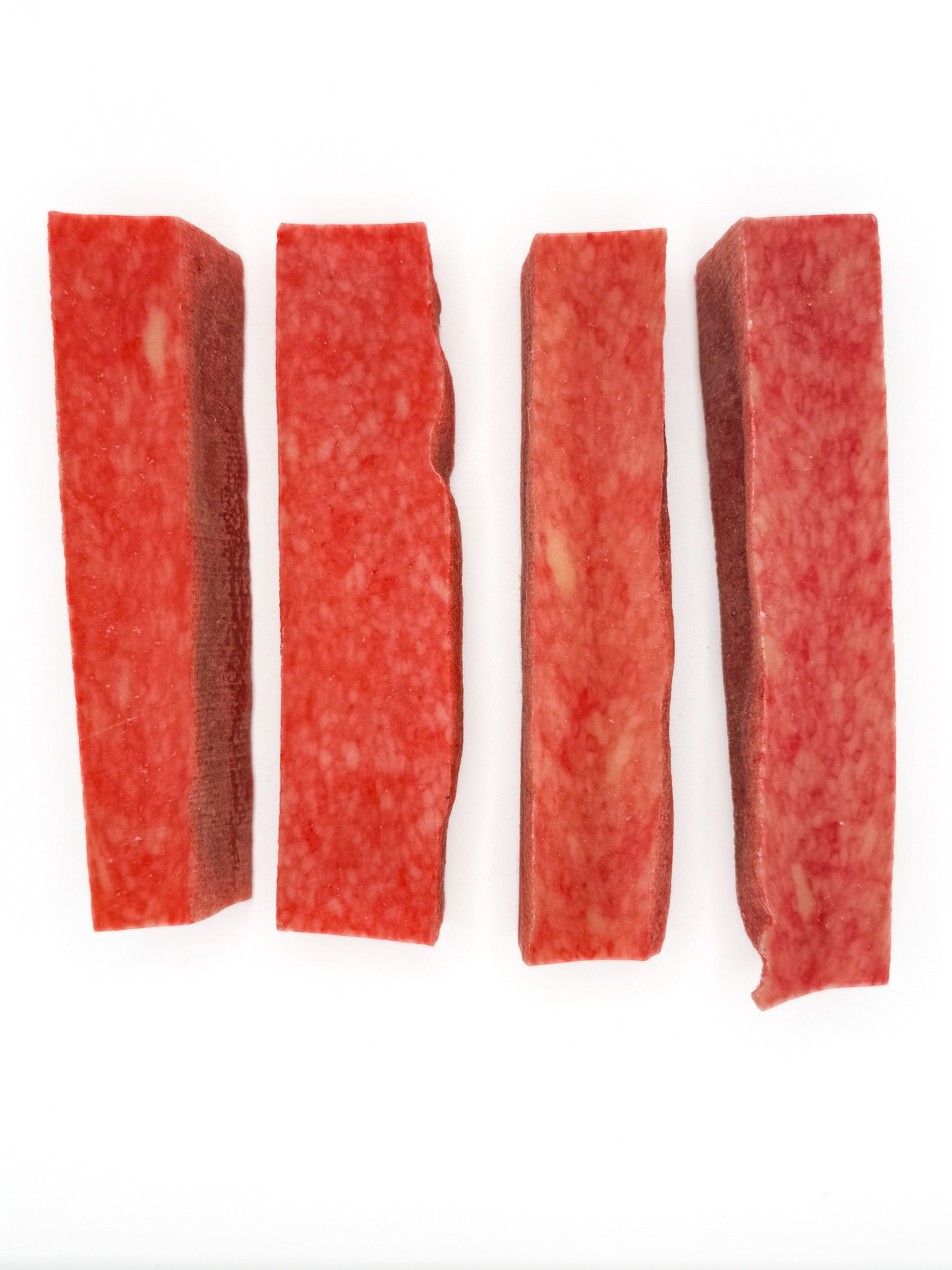 Strawberry Flavored Yak Cheese Chew - made with REAL STRAWBERRY Puree - Single - Doot's Pet LLC Collars For A Cause