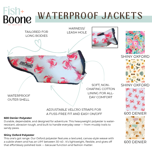 Lowcountry Proper Dog Coat - Doot's Pet LLC Collars For A Cause