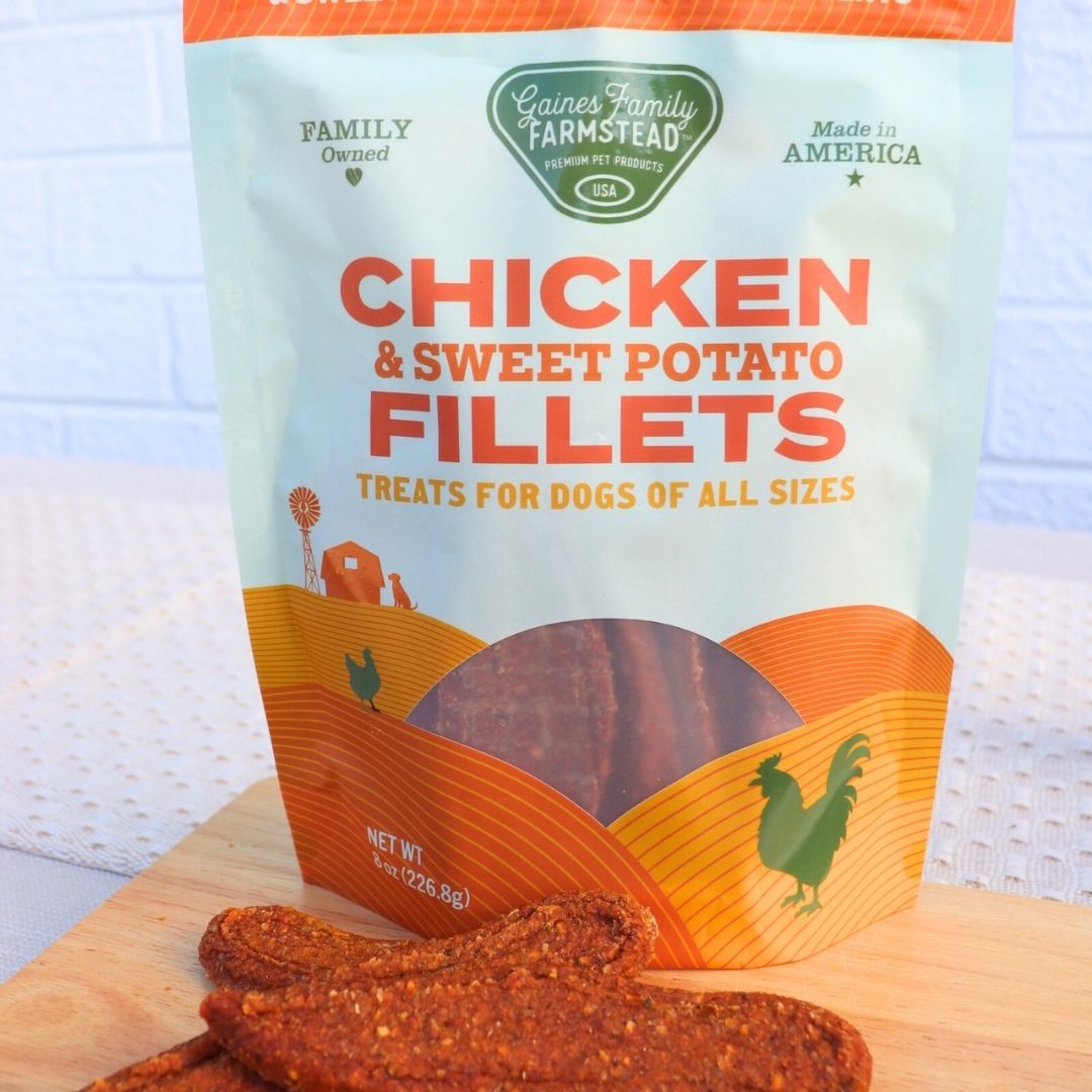 Chicken and Sweet Potato Fillets - Doot's Pet LLC Collars For A Cause