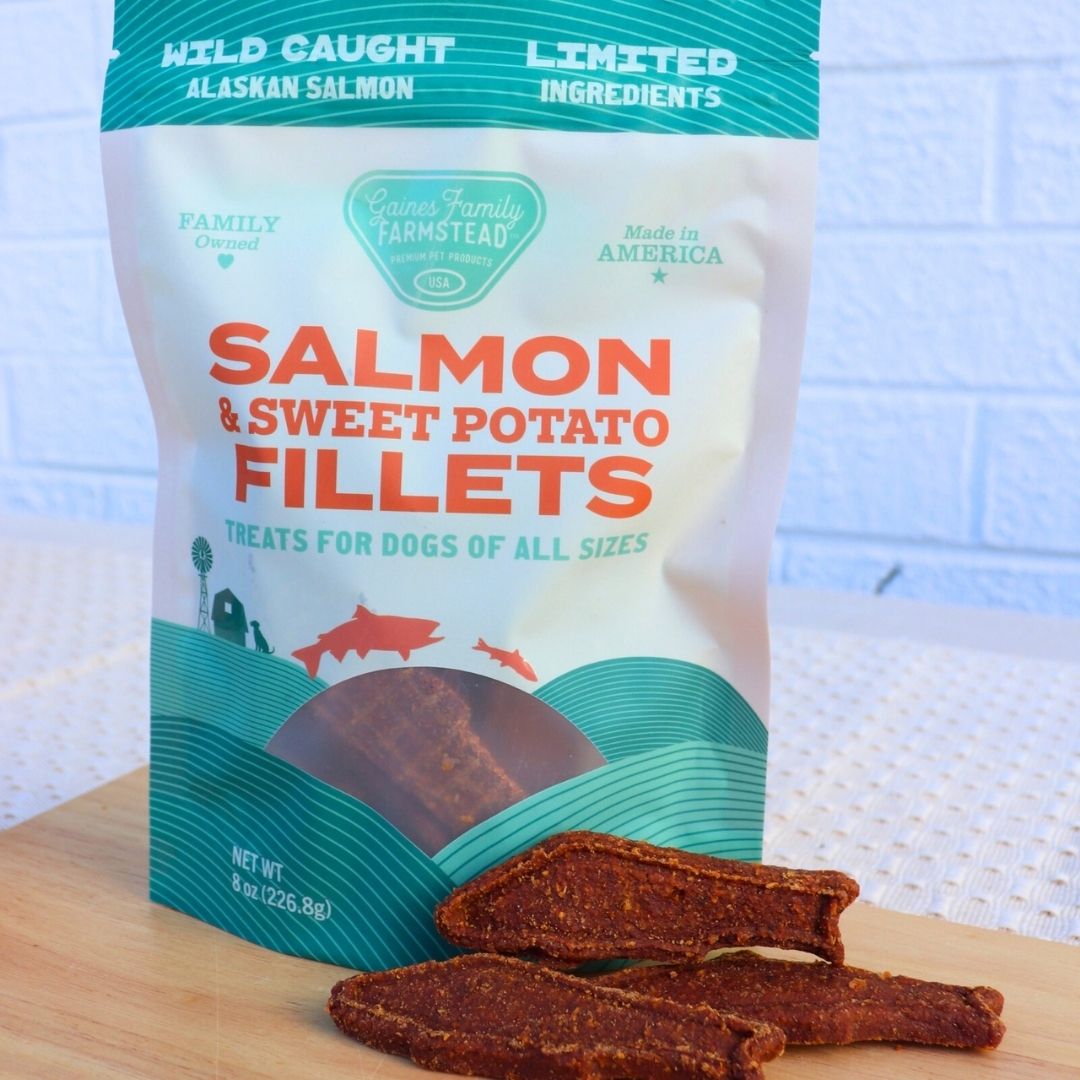 Salmon and Sweet Potato Fillets - Doot's Pet LLC Collars For A Cause