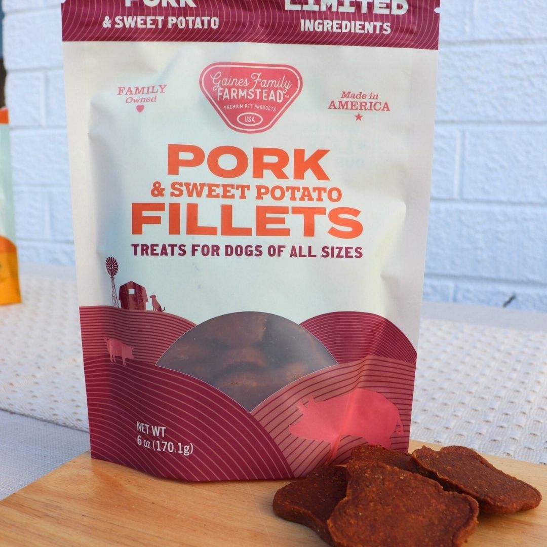 Pork and Sweet Potato Fillets - Doot's Pet LLC Collars For A Cause
