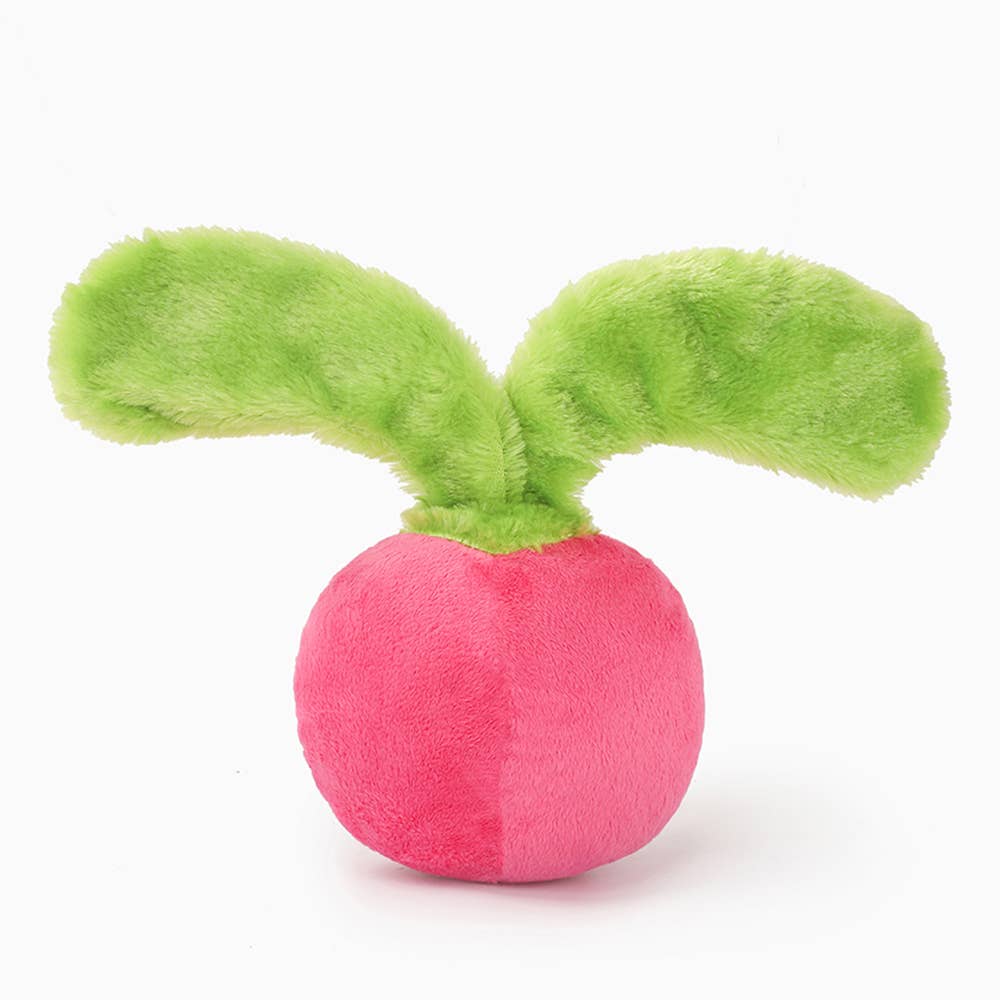 Hugsmart Products Inc - HugSmart Pet - Feisty Veggie | Radish - Dog Plush Toy