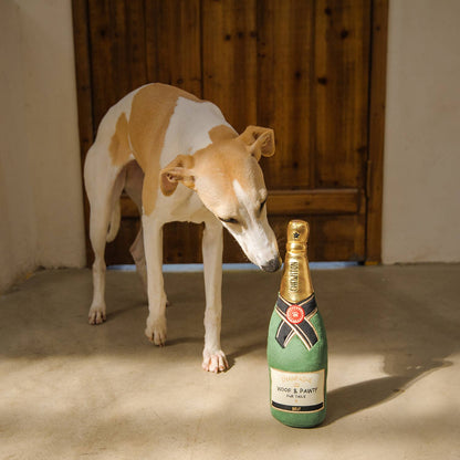 CHEWFFON - CHEWFFON Plush Champagne Bottle Squeaky Dog Toy