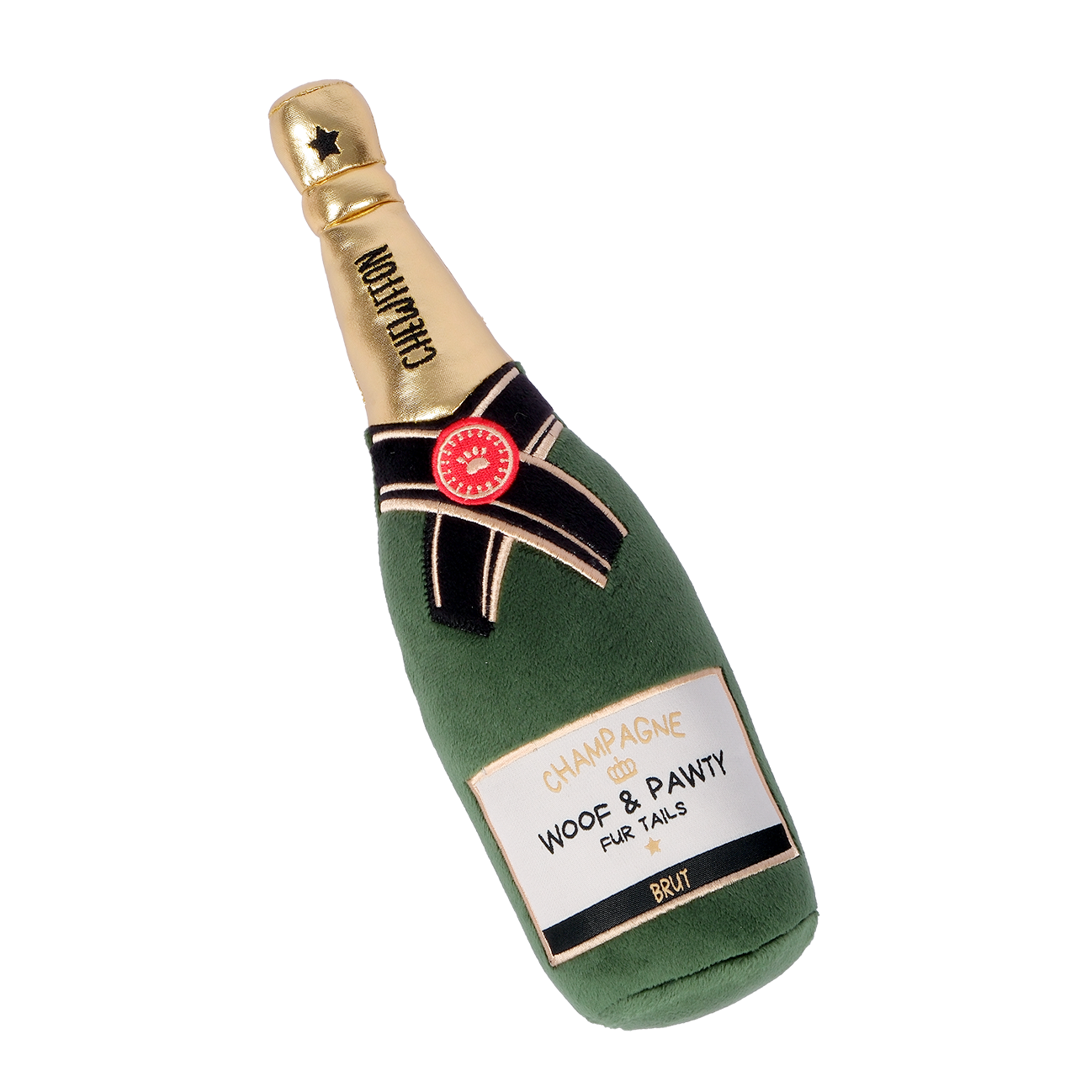 CHEWFFON - CHEWFFON Plush Champagne Bottle Squeaky Dog Toy