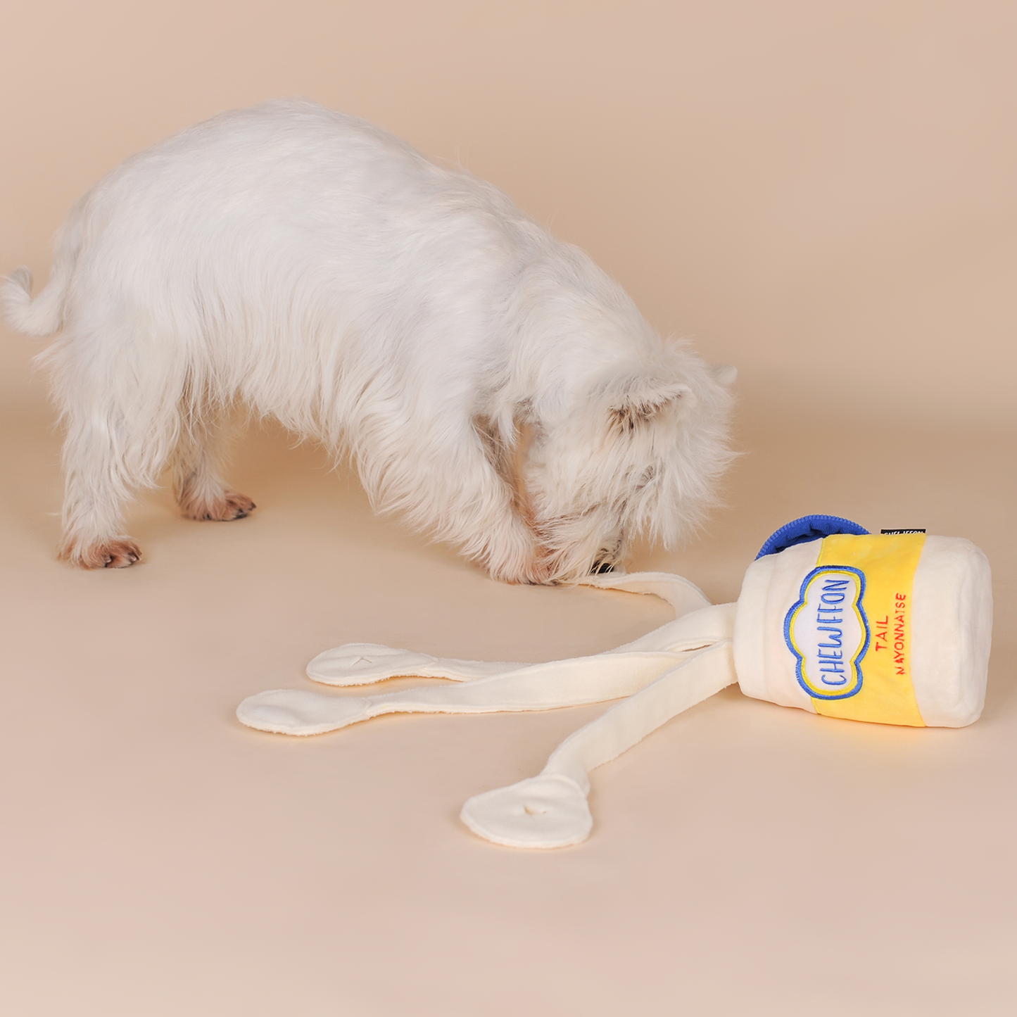 CHEWFFON - CHEWFFON Interactive Mayo Jar Dog Puzzle Toy Snuffle Fun