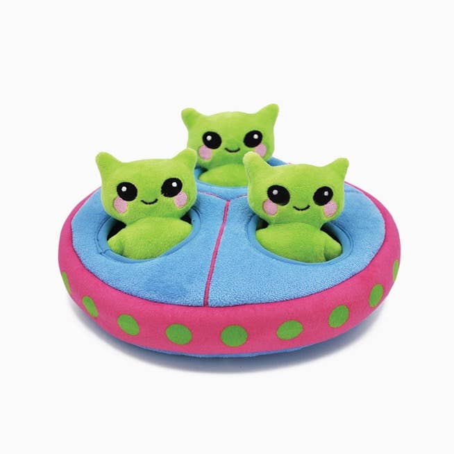 Hugsmart Products Inc - HugSmart Pet - Space Paws | Aliens - Interactive Toy