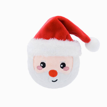 Hugsmart Products Inc - HugSmart Pet - Happy Woofmas | Santa - Dog Ball Toy