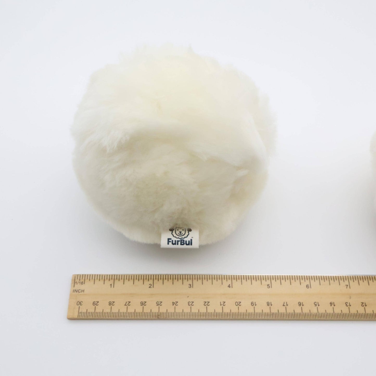 Herders Choice - Furbul   Real Sheep Fur Cuddle Ball for Dogs and Cats
