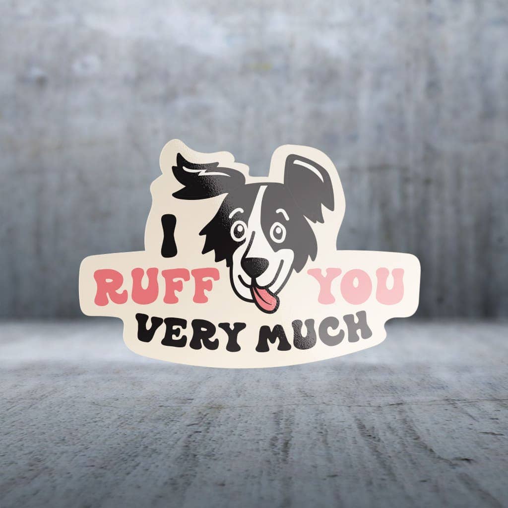 Two Feet Treats - I Ruff You Very Much - Sticker