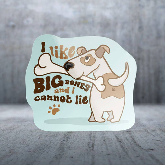 Two Feet Treats - I Like Big Bones - Sticker