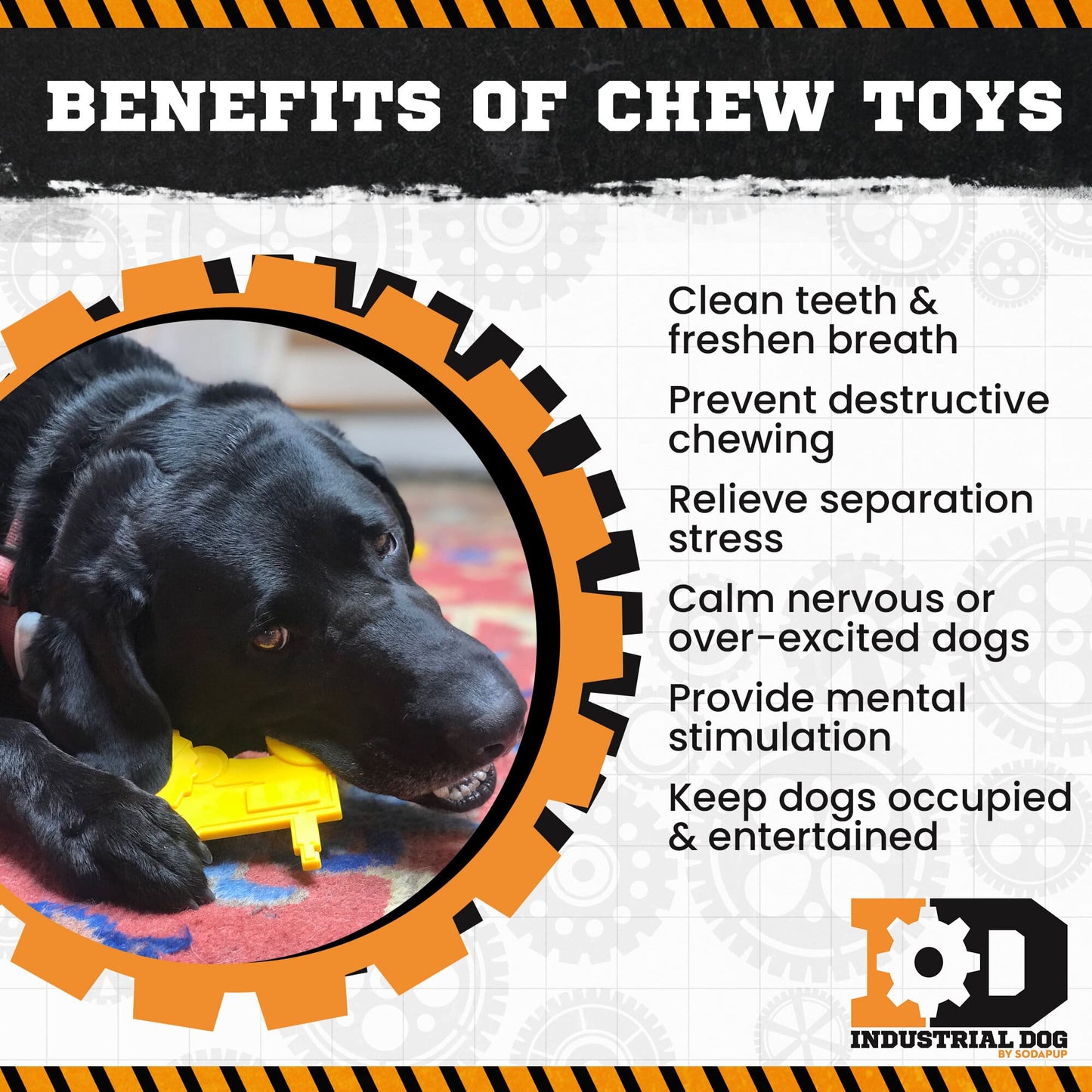 Tractor Nylon Dog Toy for Aggressive Chewers | USA Made | SodaPup - Doot's Pet LLC Collars For A Cause