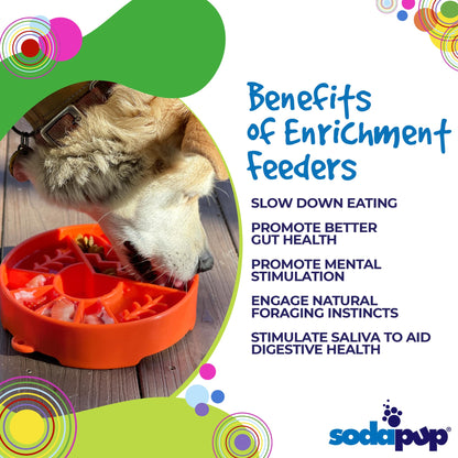 Great Outdoors eBowl - Slow Feeder Dog Bowl & Enrichment | USA Made - Doot's Pet LLC Collars For A Cause