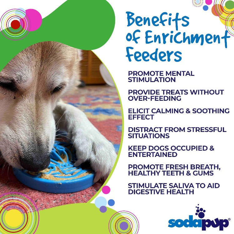 Air Nylon eCoin Lick Mat for Dogs - Durable Enrichment Toy | SodaPup - Doot's Pet LLC Collars For A Cause