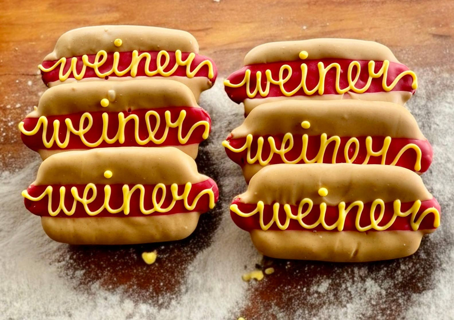 YumYum4DOGS - WEINER hot dog treats- Single - Doot's Pet LLC Collars For A Cause