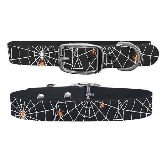 Spiderwebs Dog Collar