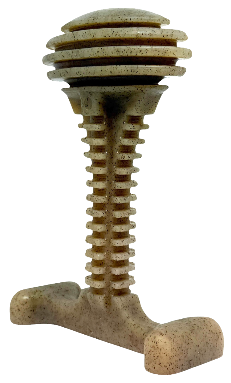 SodaPup Dog Toys - Honey Bone  Dental Tower eChew Ultra Durable Nylon Dog Chew Toy - XL - Dental Tower - Large