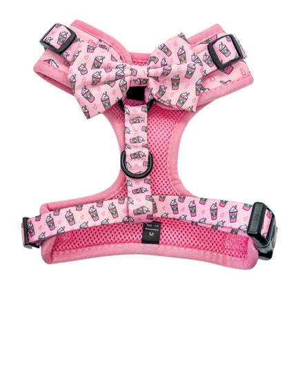 Mina + Pup - Pink Pupshake Adjustable Dog or Cat Harness