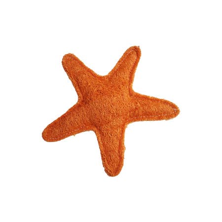Barker's Bowtique - Hip Doggie -  Organic Vegetable Dental Toy - Starfish - Small