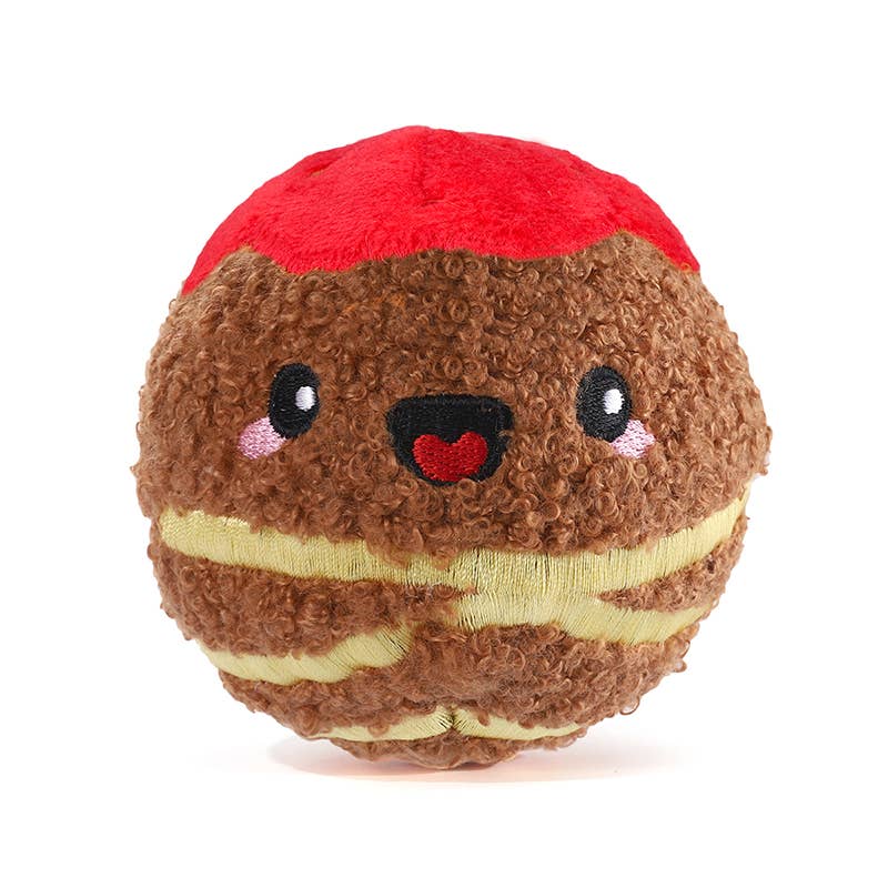 Hugsmart Products Inc - HugSmart Pet - Food Party | Spaghetti Meatball - Ball Toy