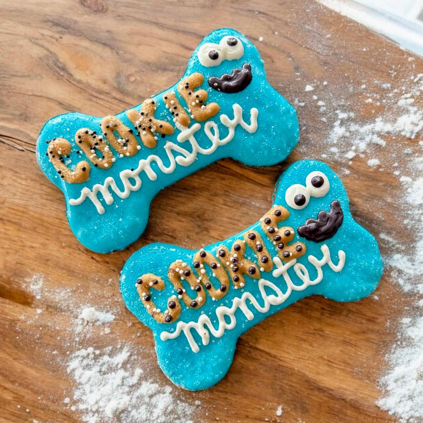 YumYum4DOGS - 6 inch COOKIE Monster dog treat- Single - Doot's Pet LLC Collars For A Cause