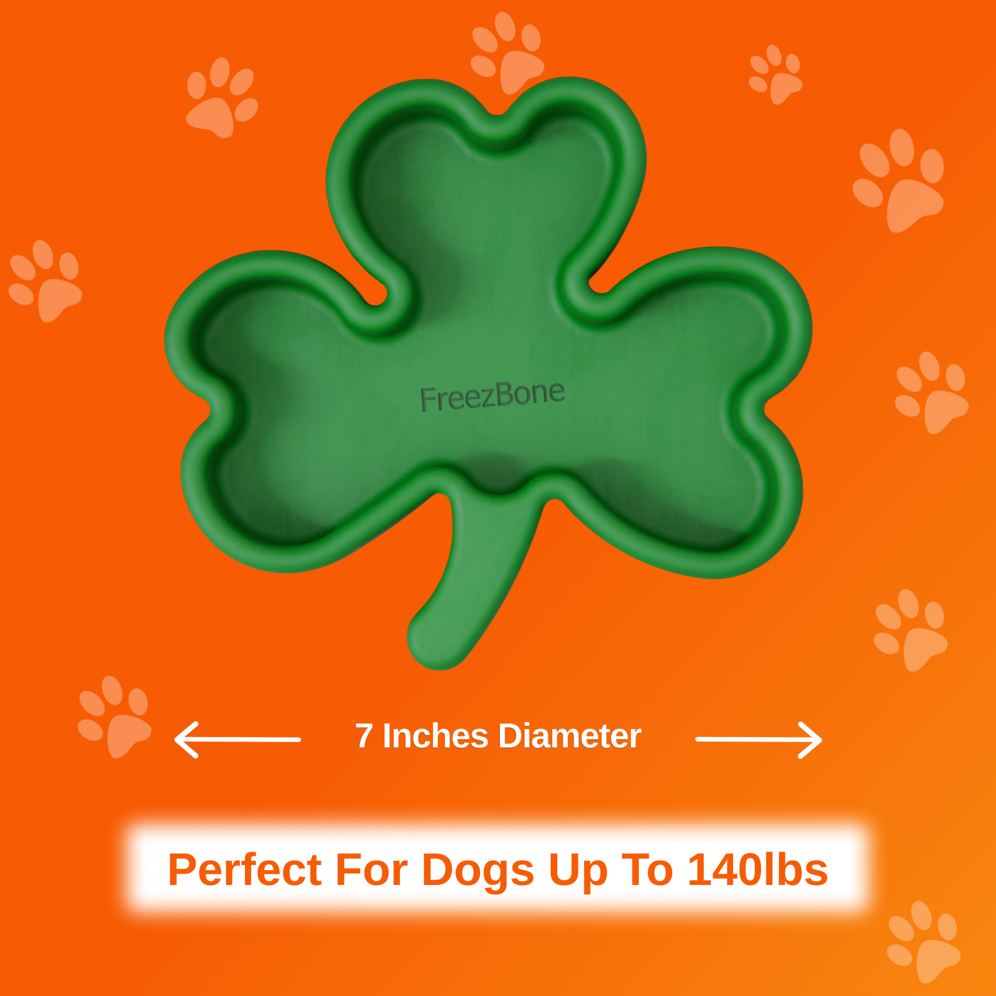 FreezShamrock - Premium Enrichment Toy - Doot's Pet LLC Collars For A Cause