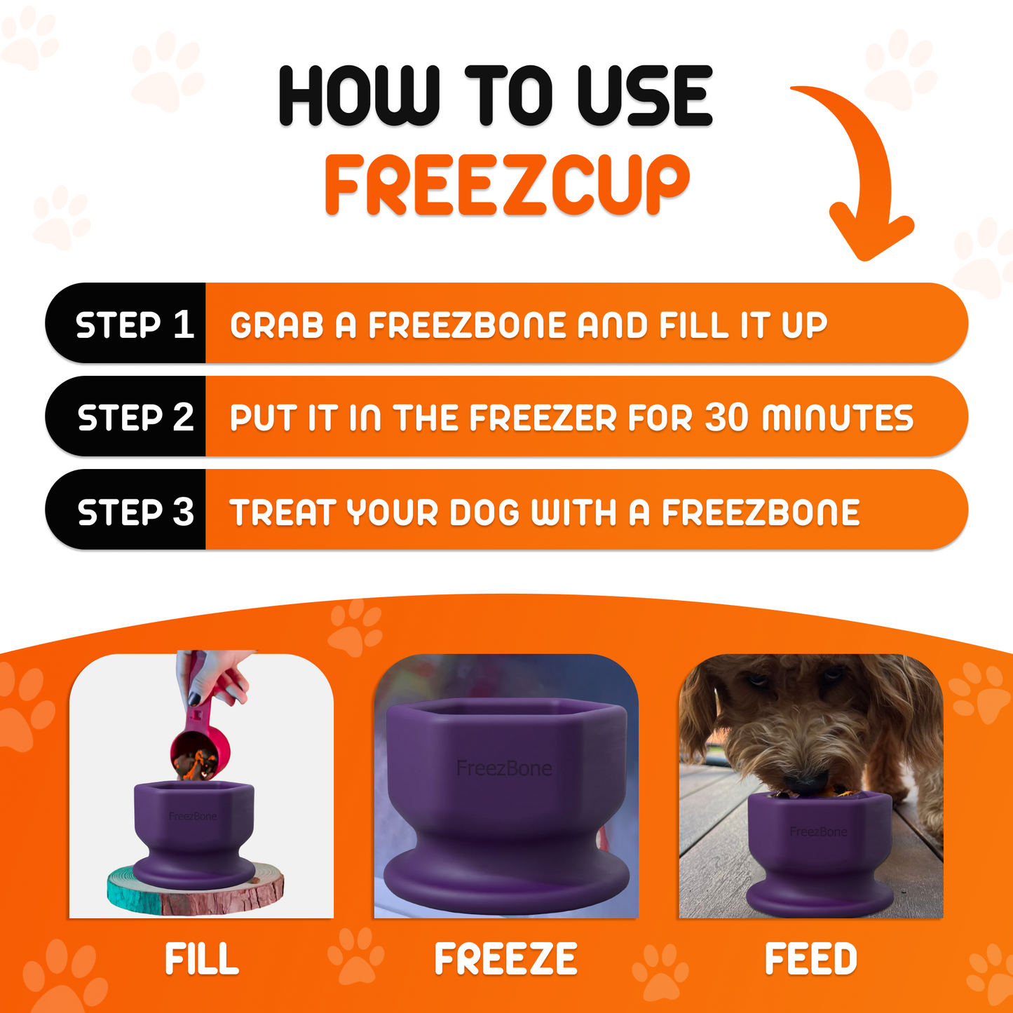FreezCup - Long-Lasting Chew Fun - Doot's Pet LLC Collars For A Cause