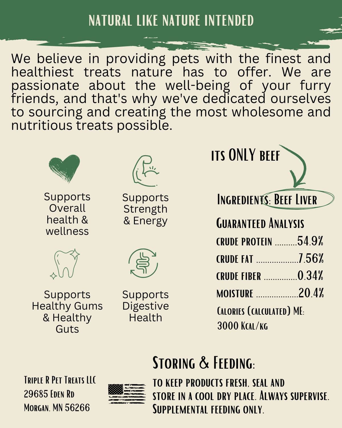Doot's Bulk Bin - Beef Liver, Dehydrated - 2oz