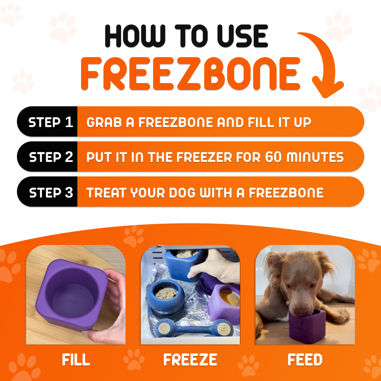 Freezbox - Super Tough Treat Toy - Doot's Pet LLC Collars For A Cause