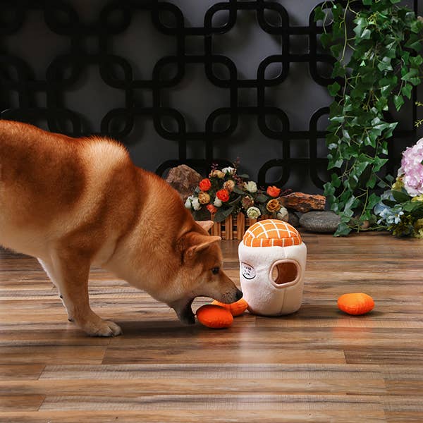 Hugsmart Products Inc - HugSmart Pet - Food Party | Orange Jam - Interactive Toy
