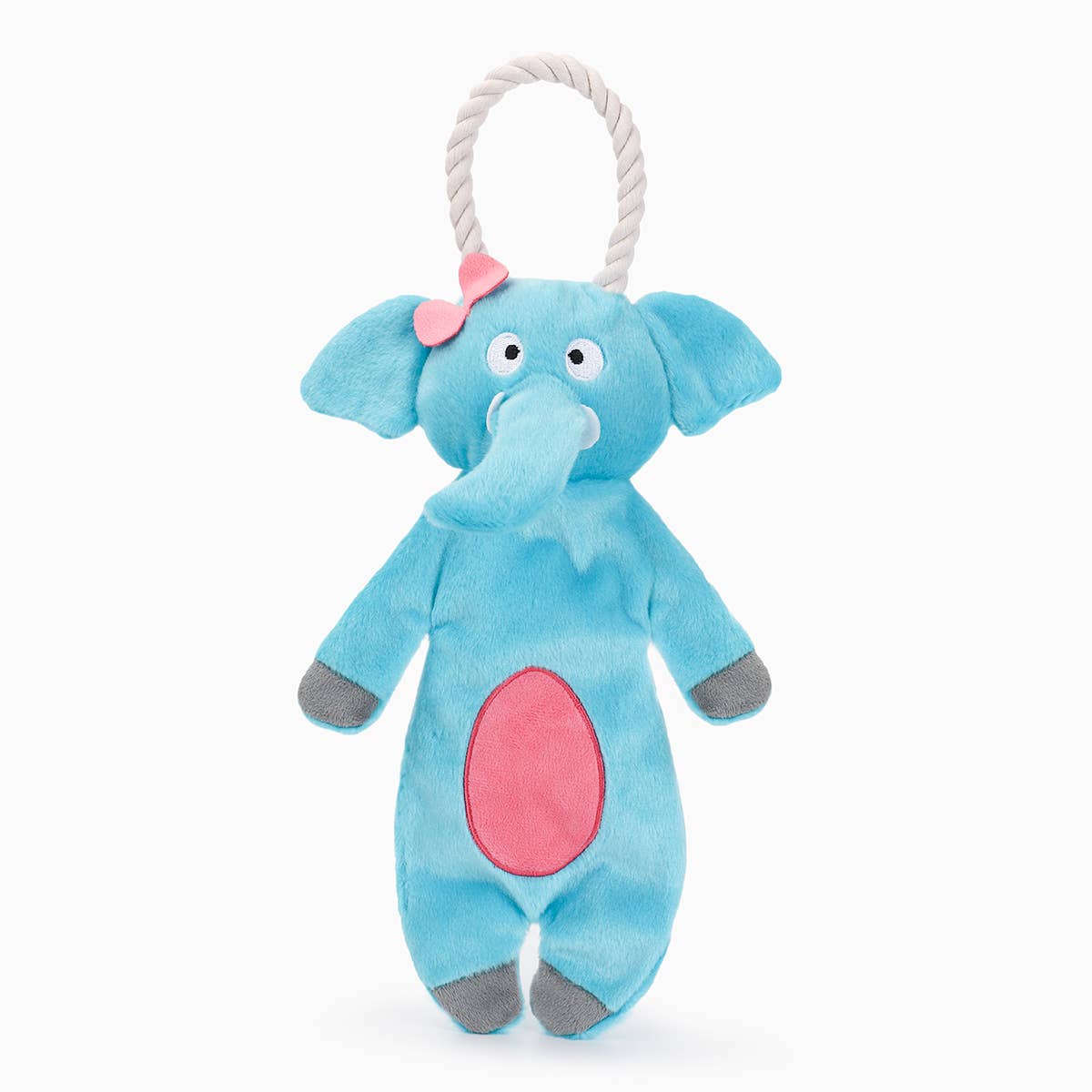 Hugsmart Products Inc - HugSmart Pet - Jumbo Animal | Elephant - Dog Rope Toy