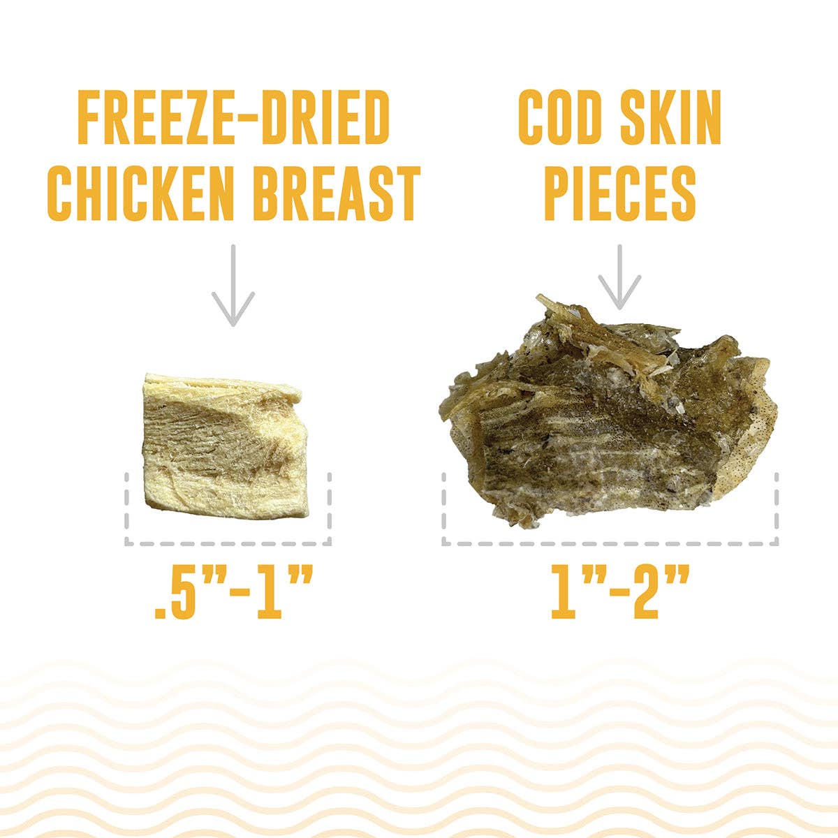 Icelandic+ - Land & Sea Cod Skin & Freeze-Dried Chicken Treats for Dogs