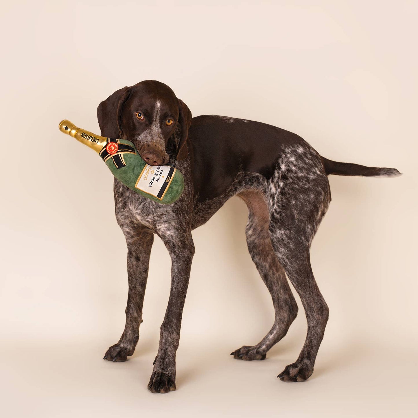 CHEWFFON - CHEWFFON Plush Champagne Bottle Squeaky Dog Toy